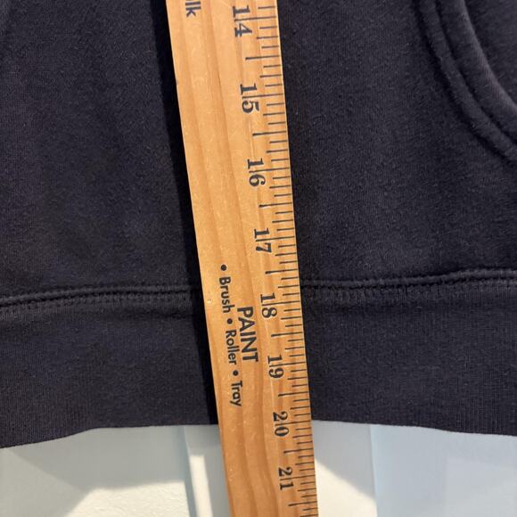 GAP Kids Hoodie Youth Medium 8 Navy Blue Galaxy Logo Pullover Sweatshirt Fleece - Picture 8 of 12